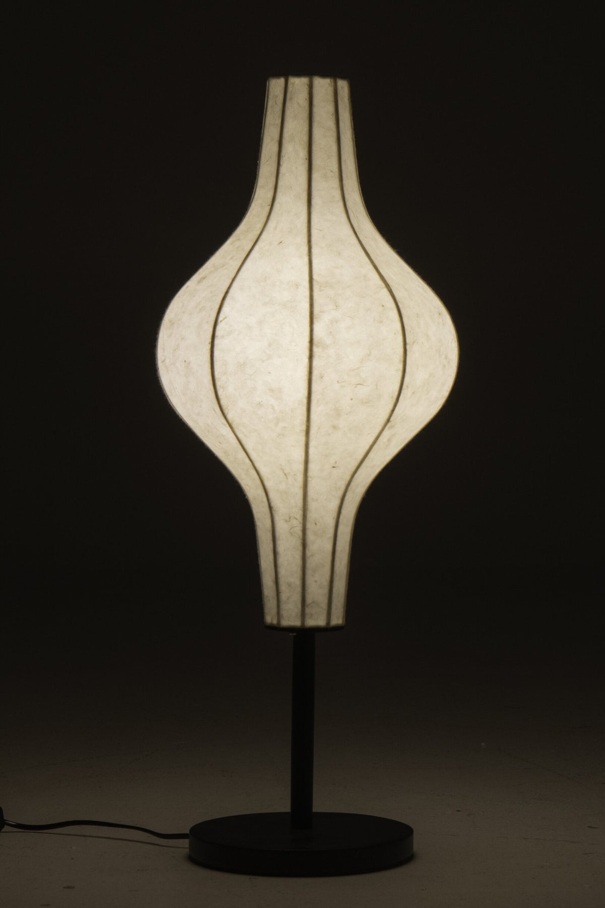 Table lamp natural paper