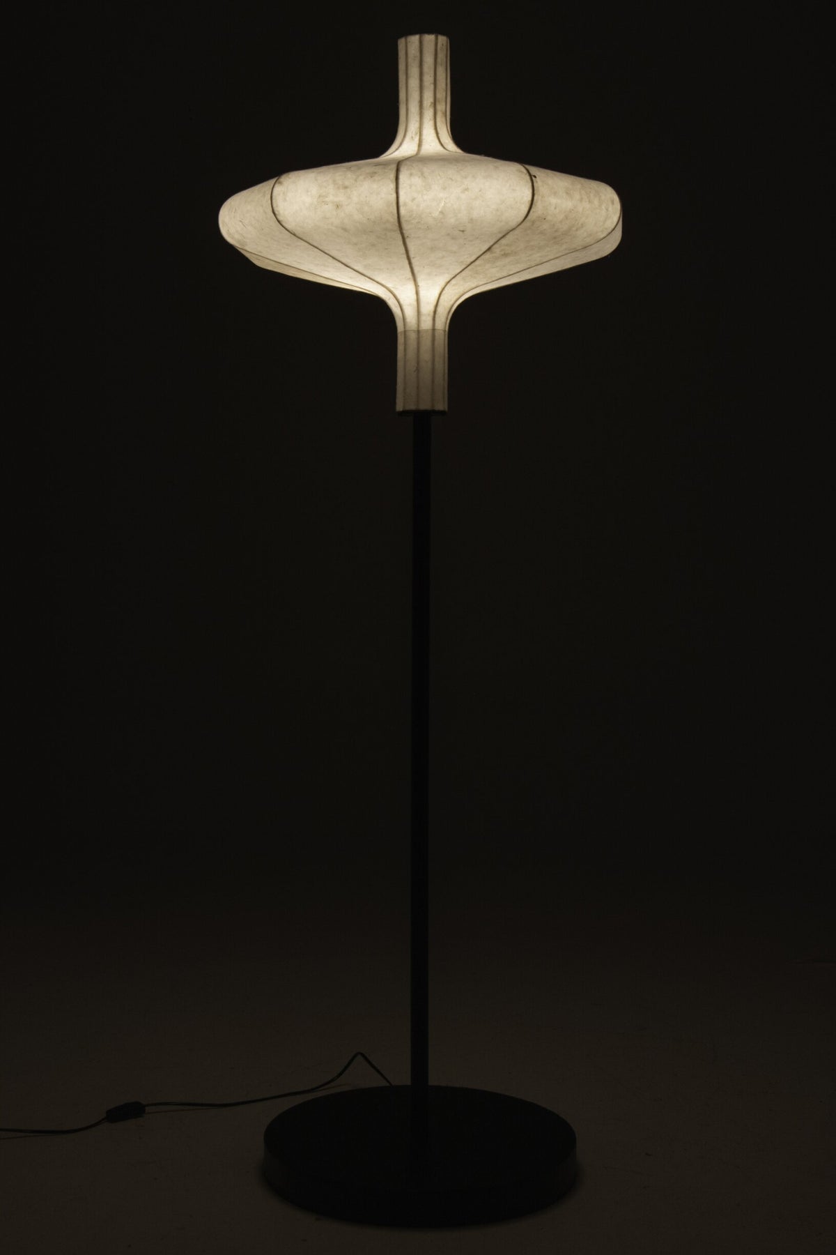 Floor lamp natural paper