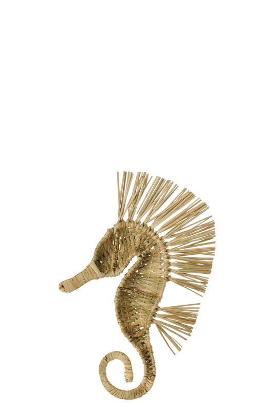 Wall Object Seahorse Grass Natural Small
