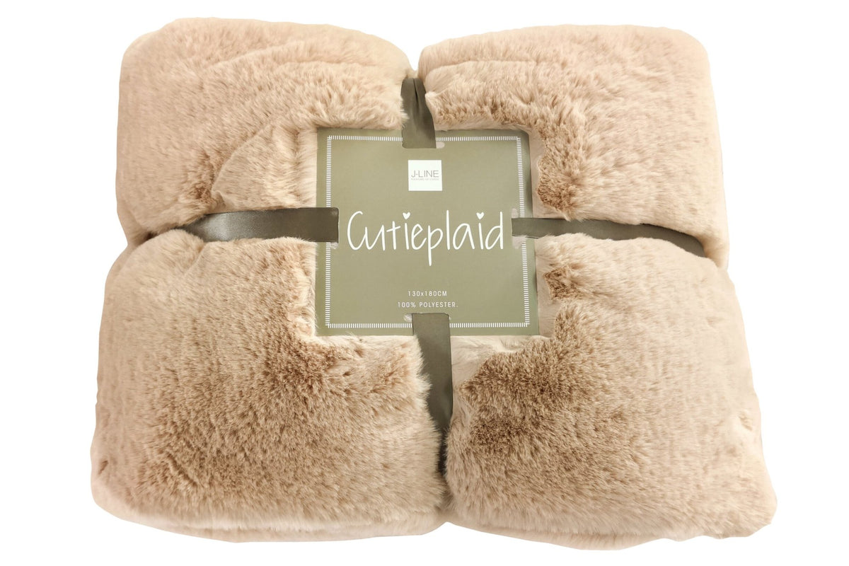 Plaid Cutie Polyester Light Camel