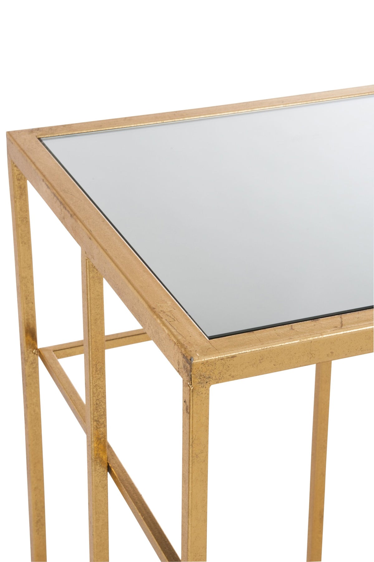 Console Bars Metal/Glass Gold