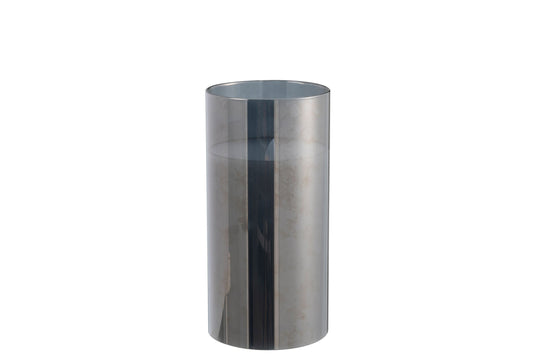 Ledlamp Blinkend Glas Grijs Medium