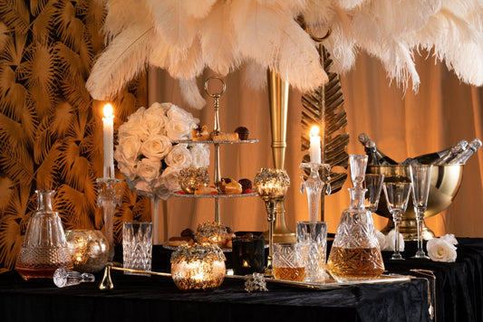 Champagne coupe messing glanzend goud