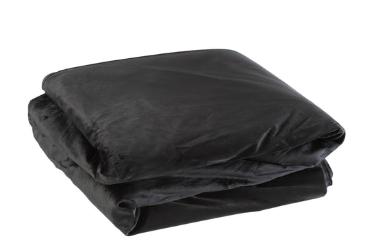 Fabric Long Velvet Black