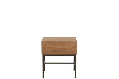 Sidetable On Base Wood/Metal Natural