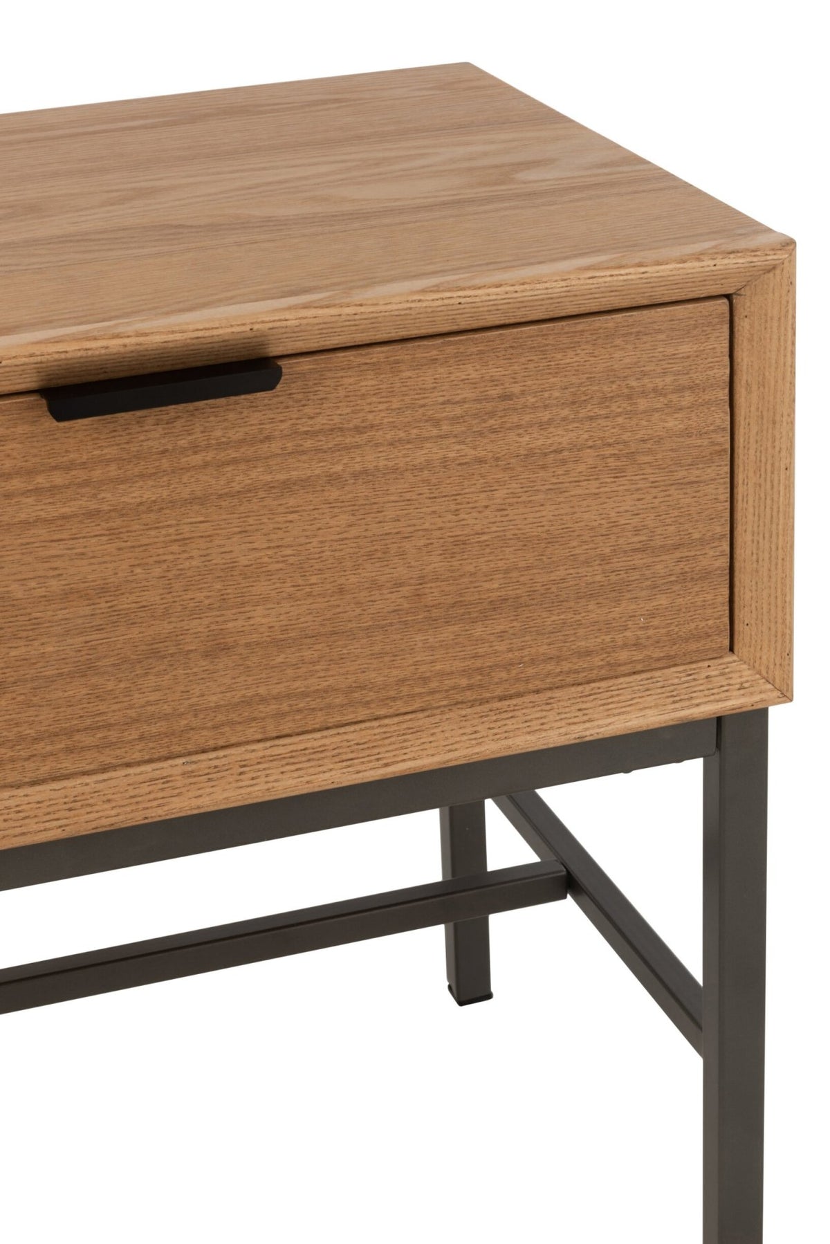 Sidetable On Base Wood/Metal Natural