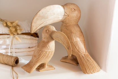 Tucan Alabasia Wood Natural Small