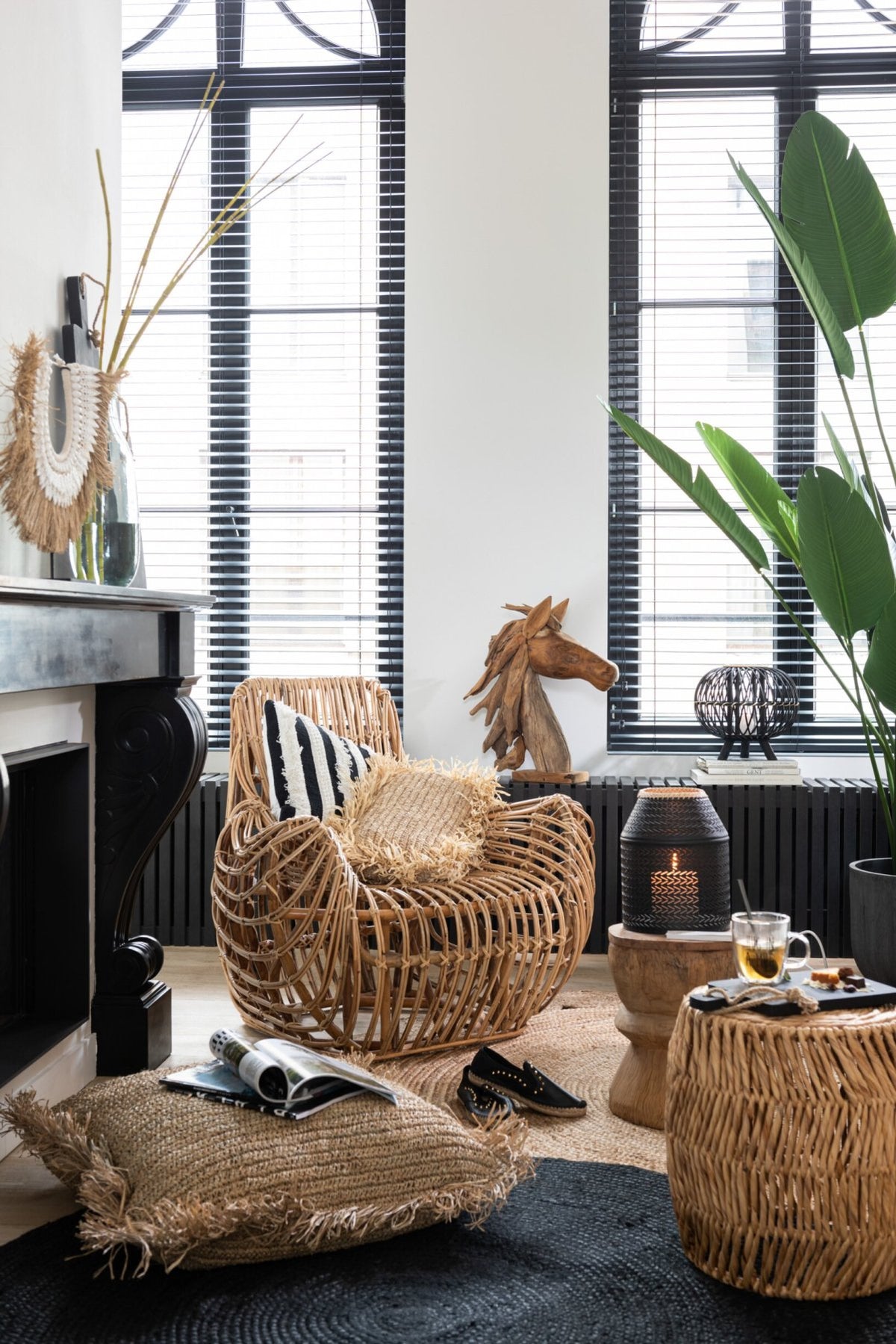 Seat Ana Rattan Natural