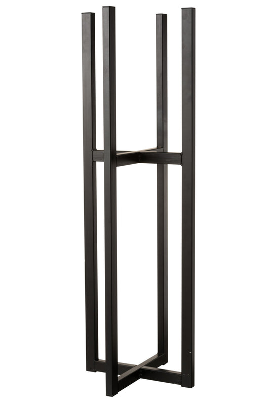 Foot For Flowerpot/Basket Metal Black Largge