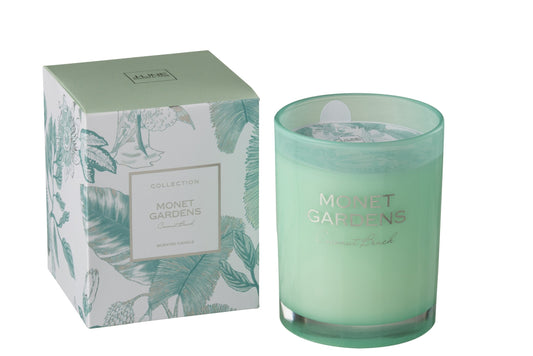 Geurkaars Monet Gardens Aqua Large 70u