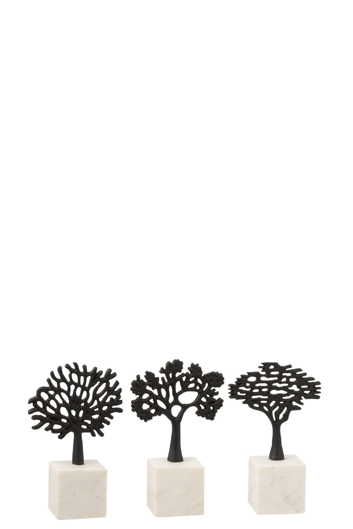 Figure Tree On Foot Aluminium/Marble Black/White ass3