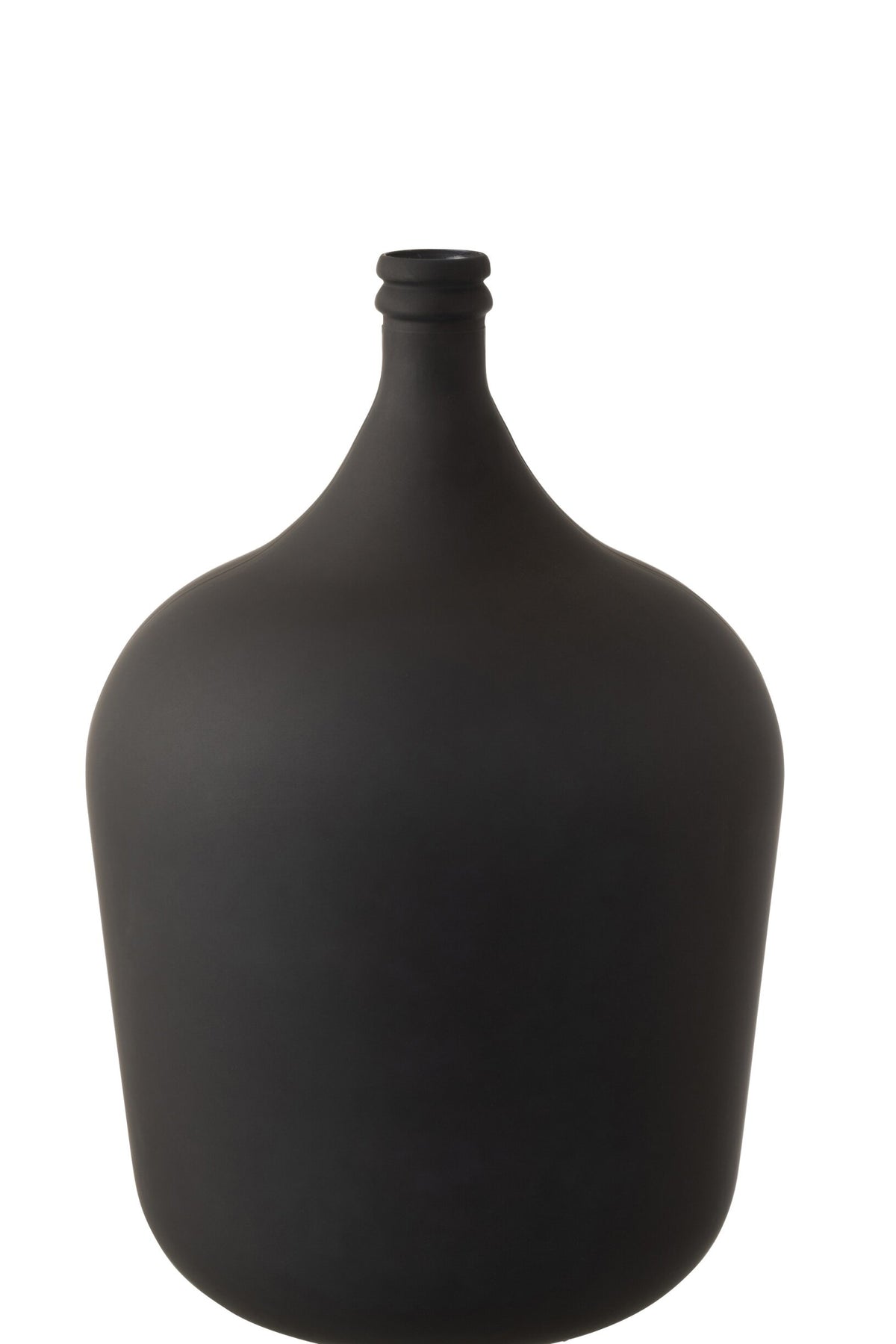 Vase Carafe Glass Matte Black