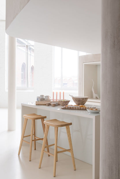 Grand bol en bois de manguier blanc
