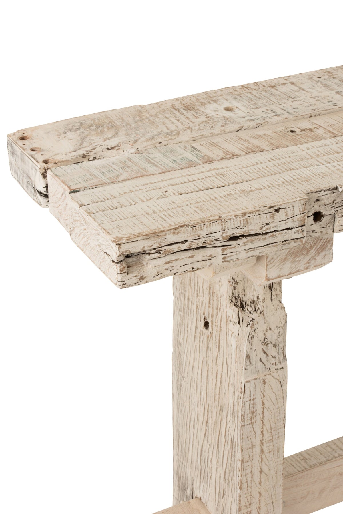 Console Brut Recycled Wood White Wash