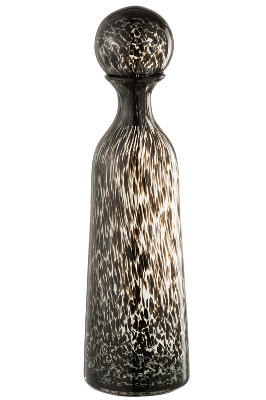 Bottle+Plug Dot Decorative High Glass Black Large
