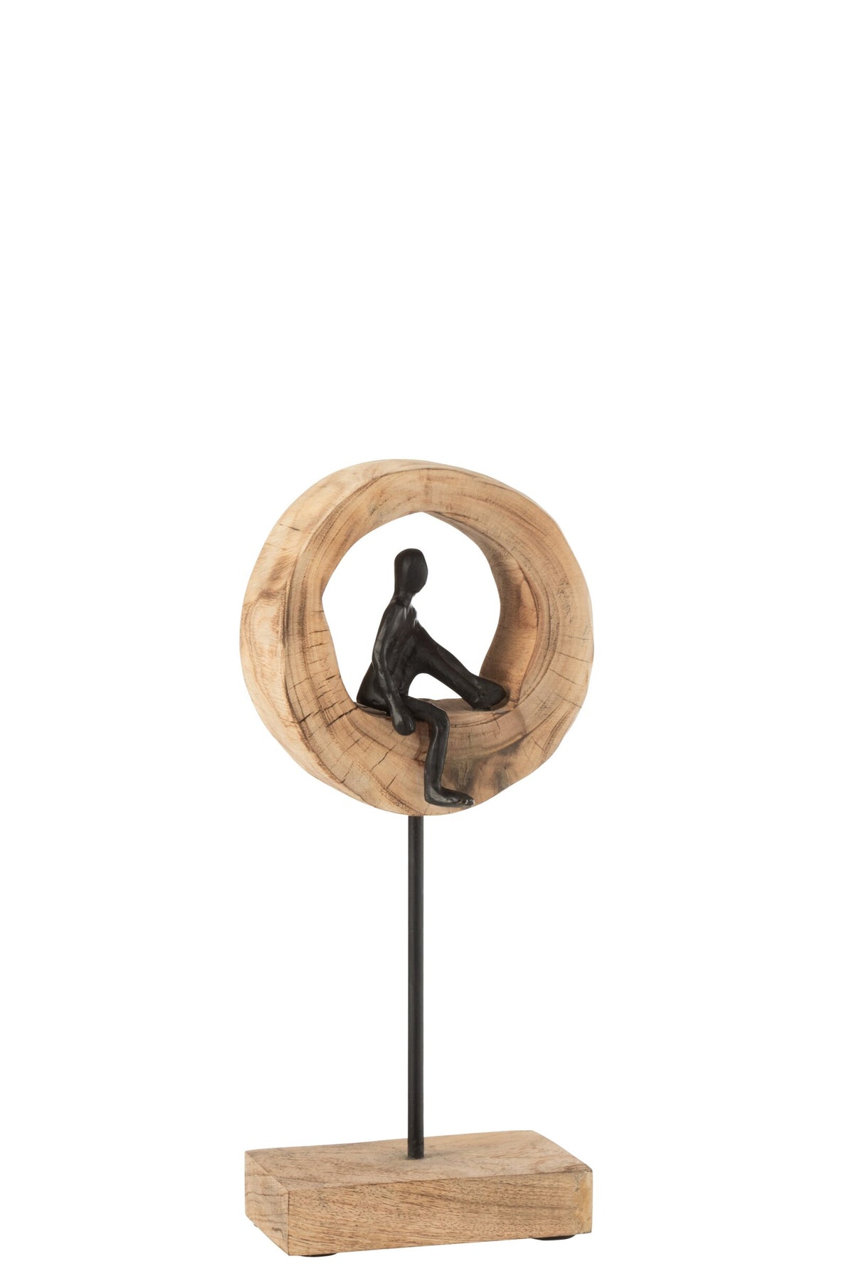 Figure Think Ring Low Mango Wood/Aluminium Black