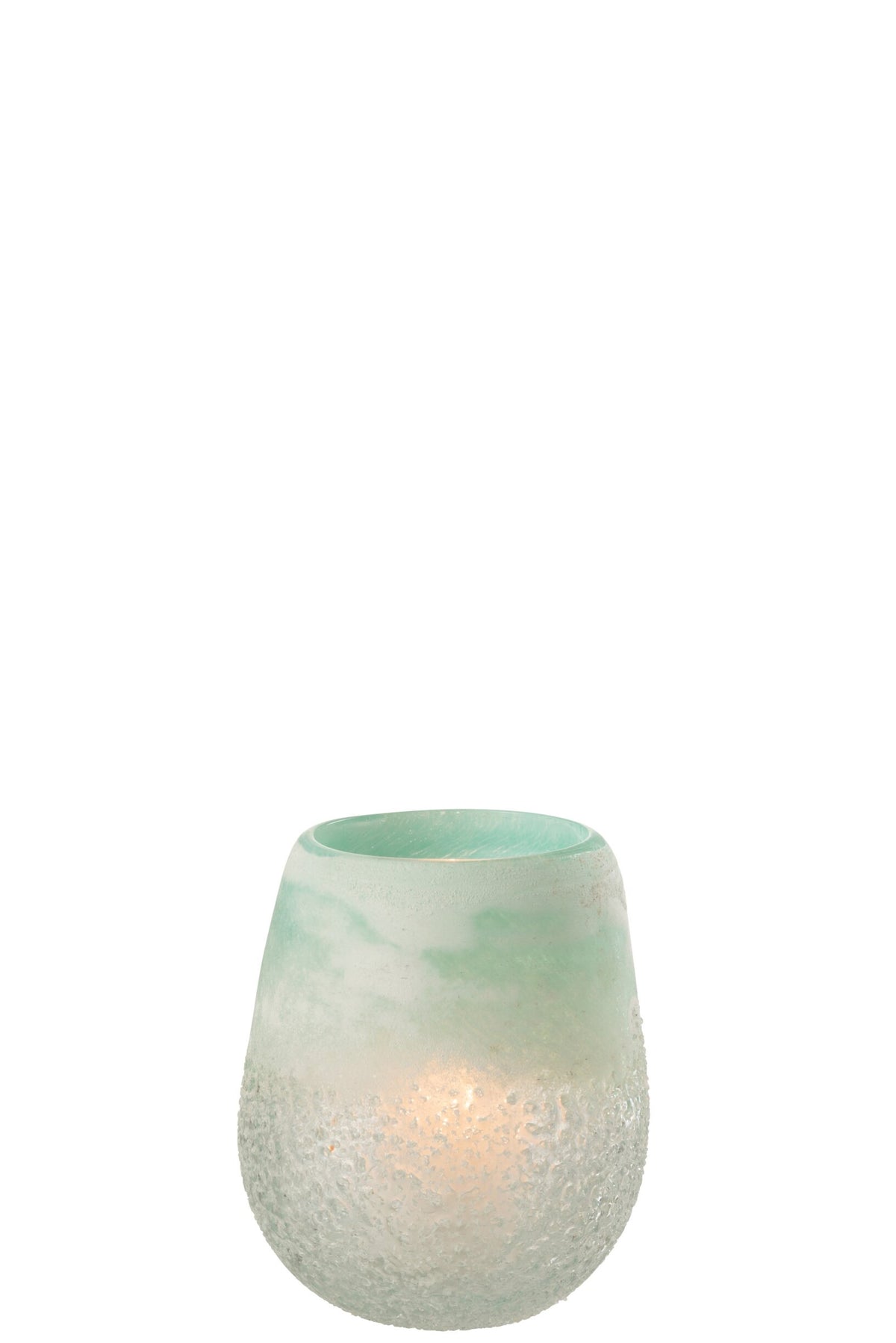 Windlicht Scavo Glas Aqua Small