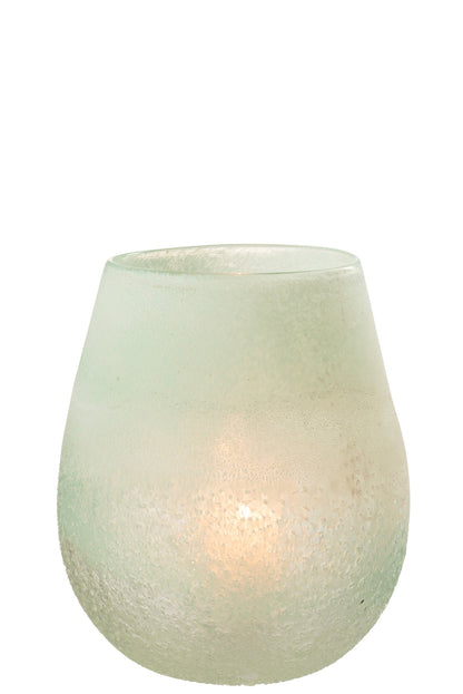 Windlicht Scavo Glas Aqua Large