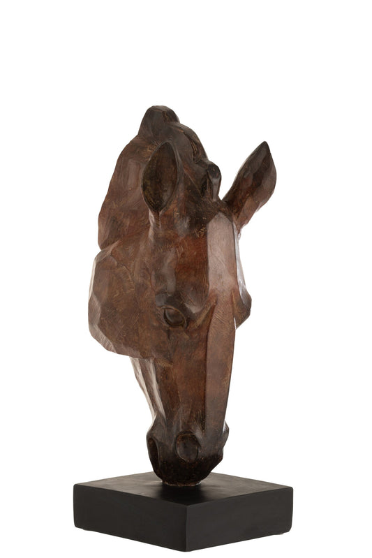 Horse Head Poly Brown
