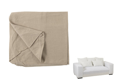 Cover For Seat+5cushions Monaco Sofa Linen Natural