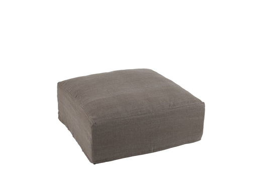 Cover For Pouf Monaco Linen Desert Taupe
