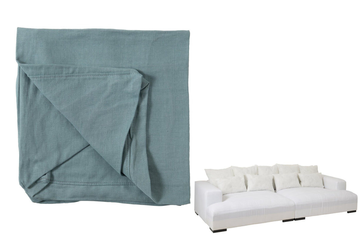 Cover For Seat+9cushions Deep Monaco Linen XXL Jeans Blue