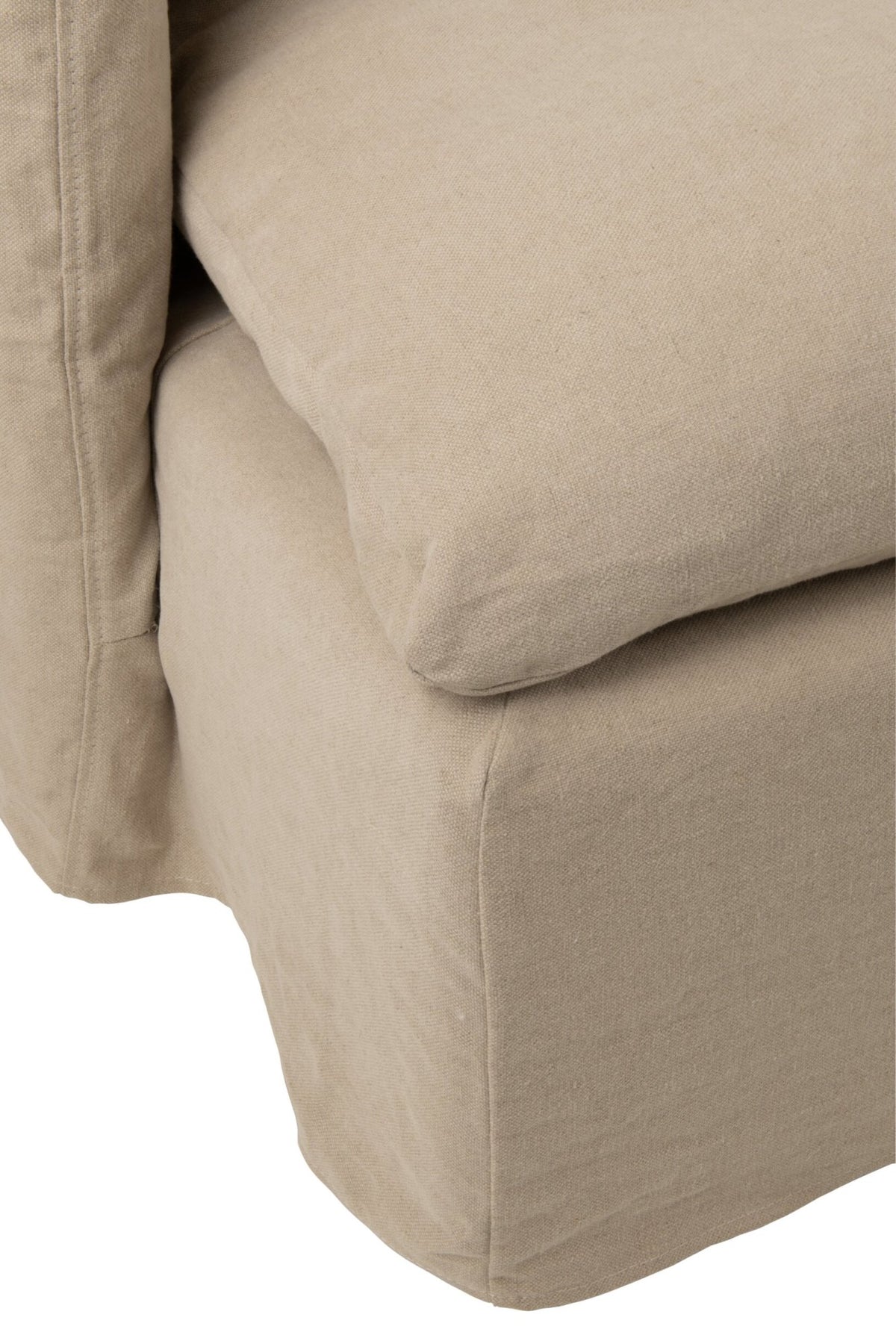 Cover Seat+11 Cushions Beach Linen Natural