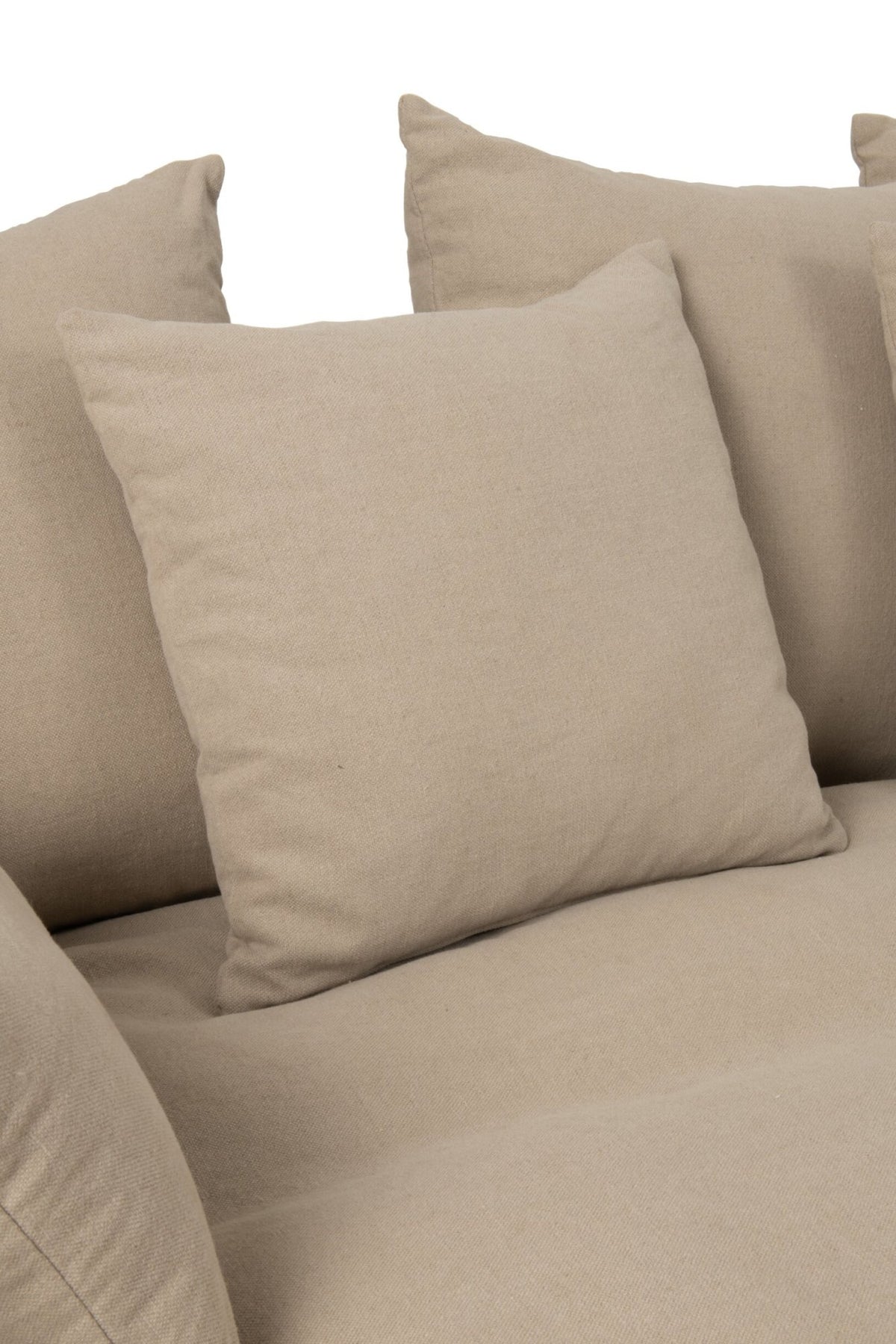 Cover Seat+11 Cushions Beach Linen Natural