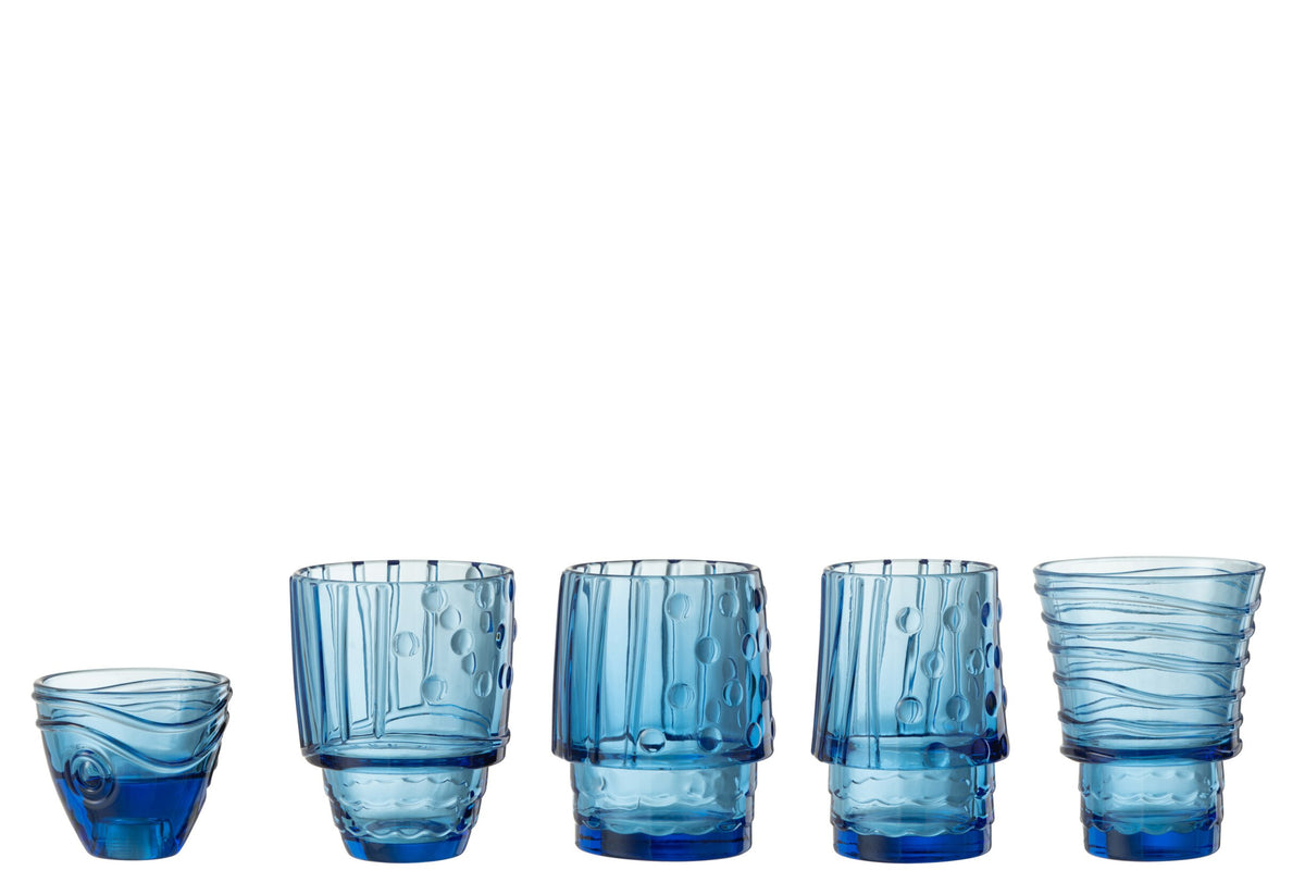 Verres de lunettes hauts bleus