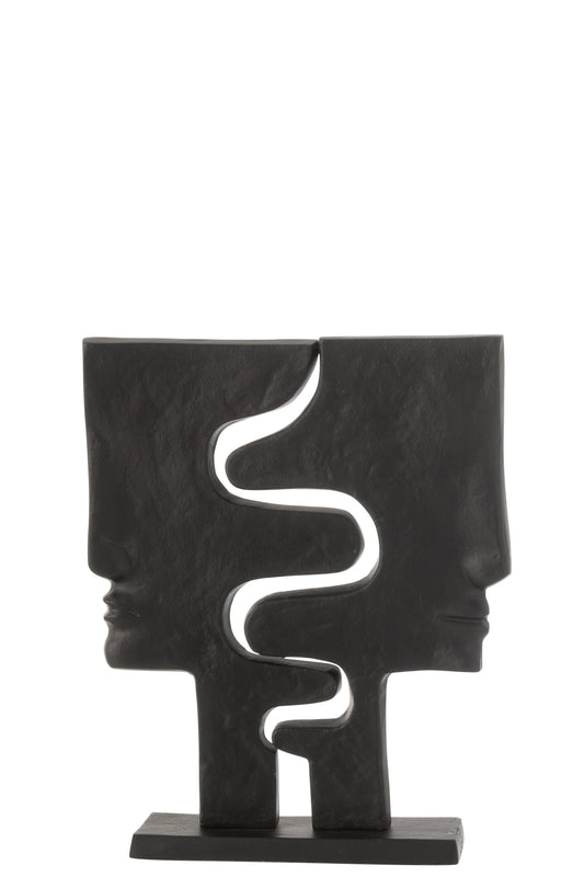 Figure Faces On Foot Aluminium