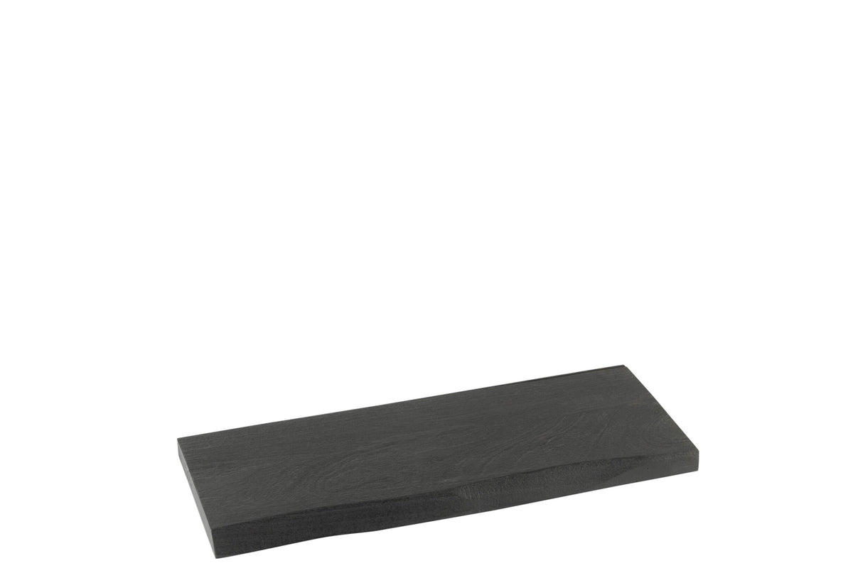 Wall Shelf Gerard Mango Wood Black Small