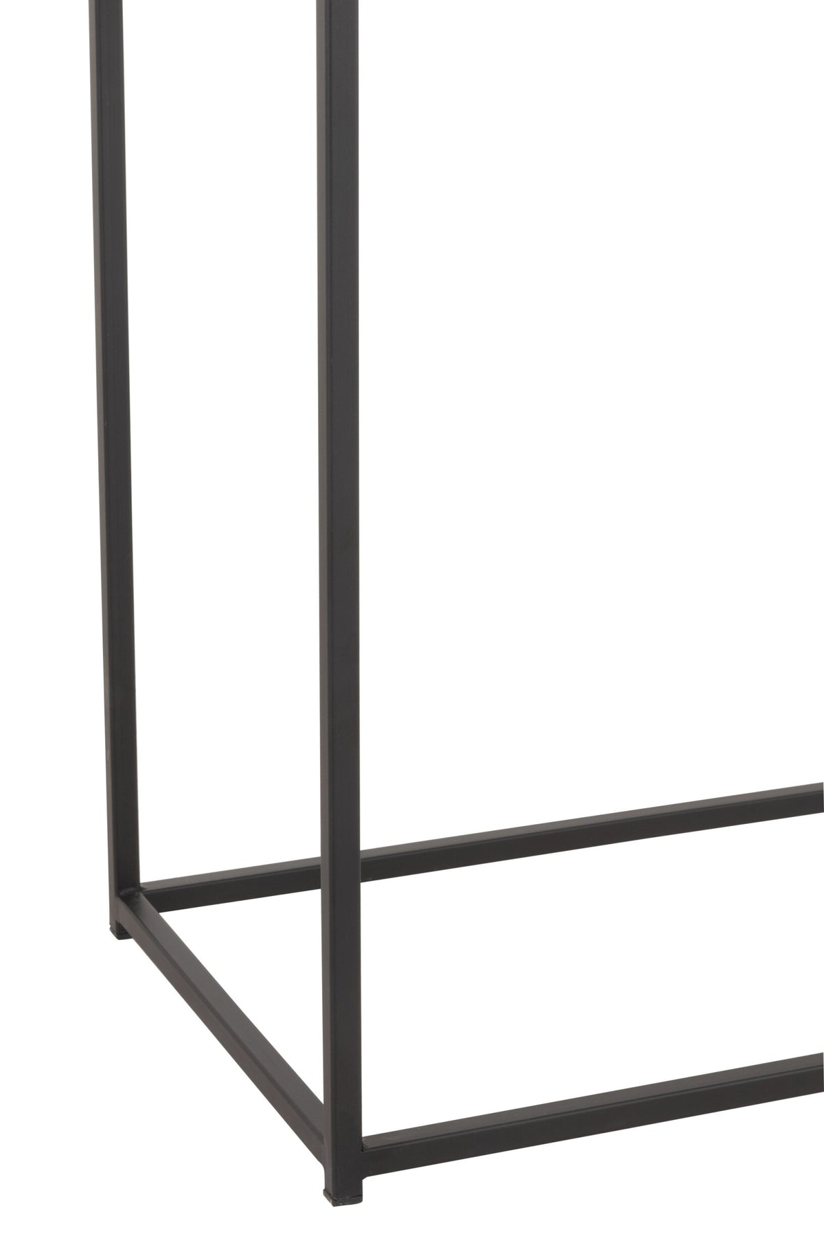 Console Zigzag Wood/Metal Natural/Black