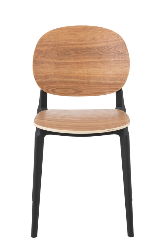 Chair Basic Polyester/Fineer Natural