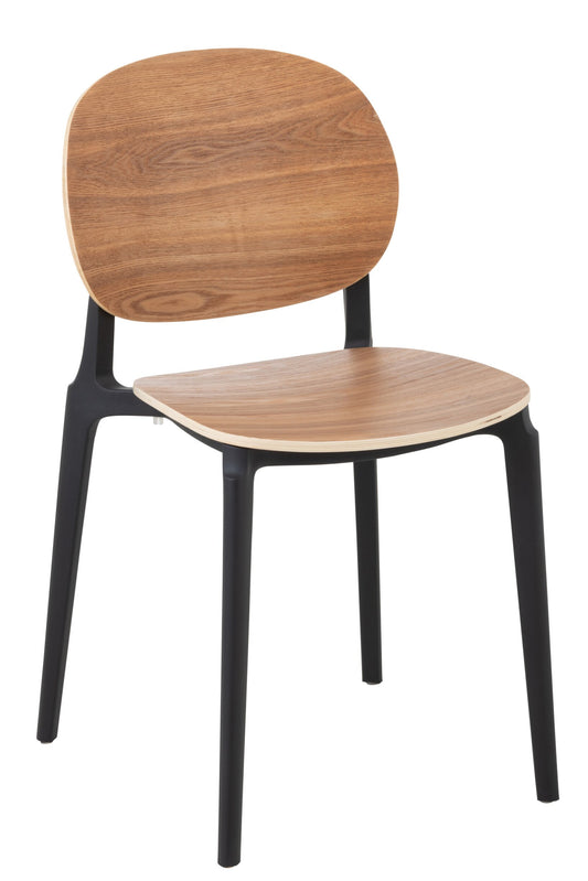 Chair Basic Polyester/Fineer Natural