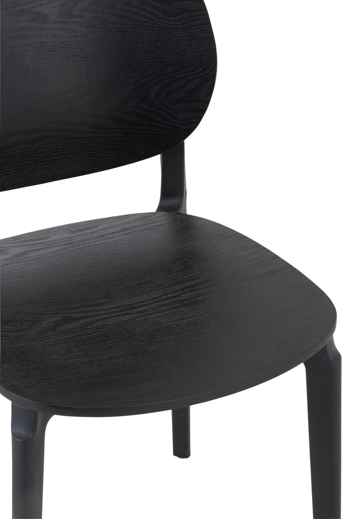 Chair Basic Polyester/Fineer Black