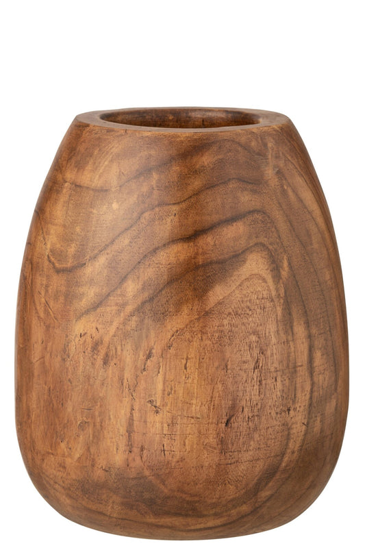 Jar Paulownia Brown Large