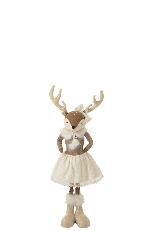 Moose Telescopic + Lady Polyester Beige Small