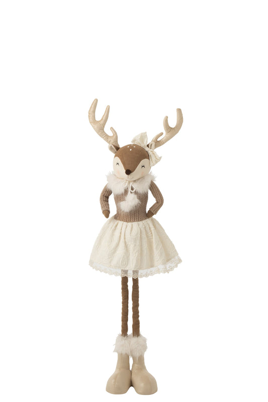 Moose Telescopic + Lady Polyester Beige Small