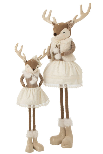 Moose Telescopic + Lady Polyester Beige Large