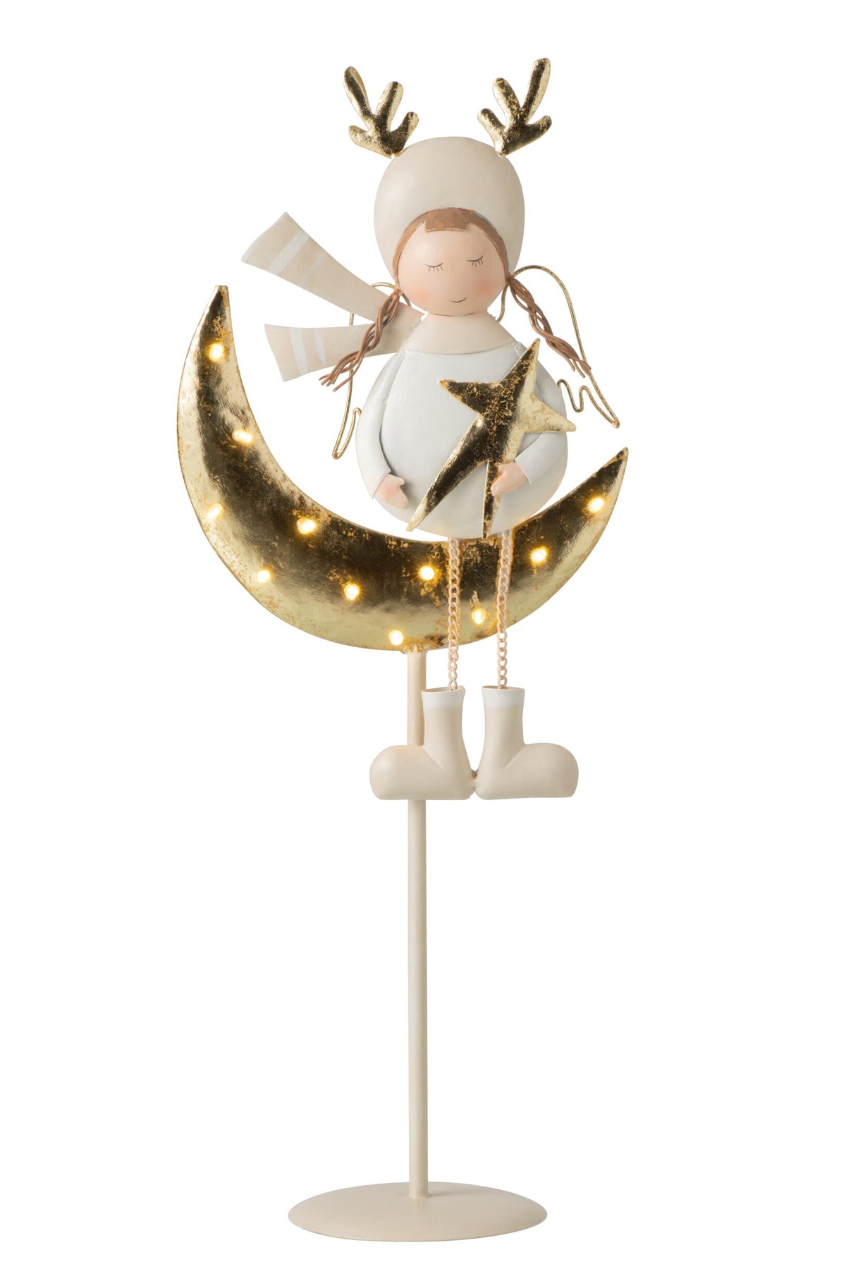 Child LED Moon Metal White/Gold