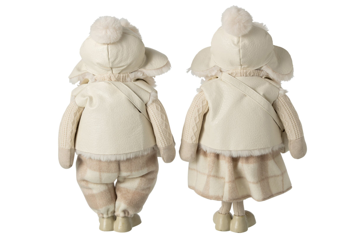 Boy/Girl Bag + Hat Polyester Beige Large Assortment Of 2