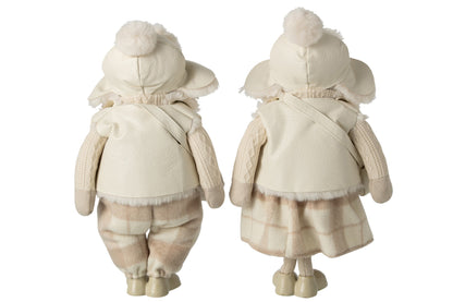 Boy/Girl Bag + Hat Polyester Beige Large Assortment Of 2