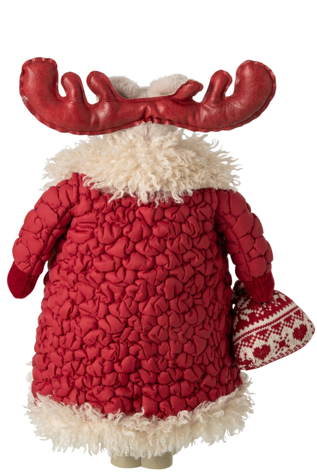 Moose Coat Polyester Christmas Red/Beige