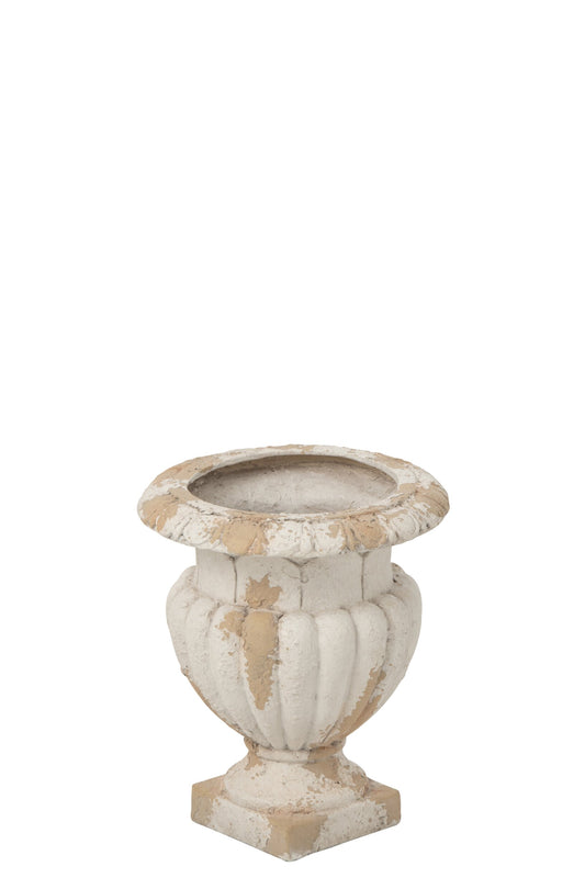 Flowerpot Outdoor Medici Magnesium Ecru/Beige Small