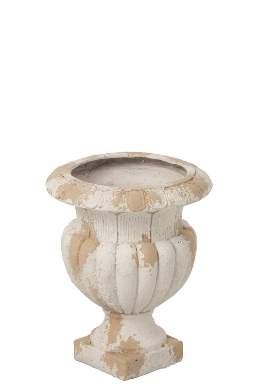 Flowerpot Outdoor Medici Magnesium Ecru/Beige Large