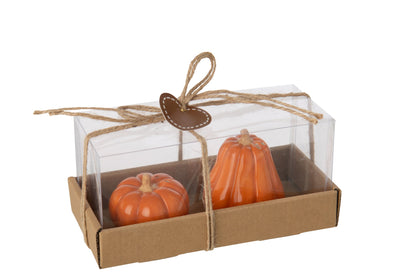 Zout & peper pompoen steengoed oranje