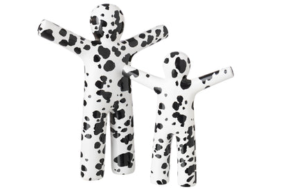 P'tit Maurice Dalmatian Polyresin White/Black Large