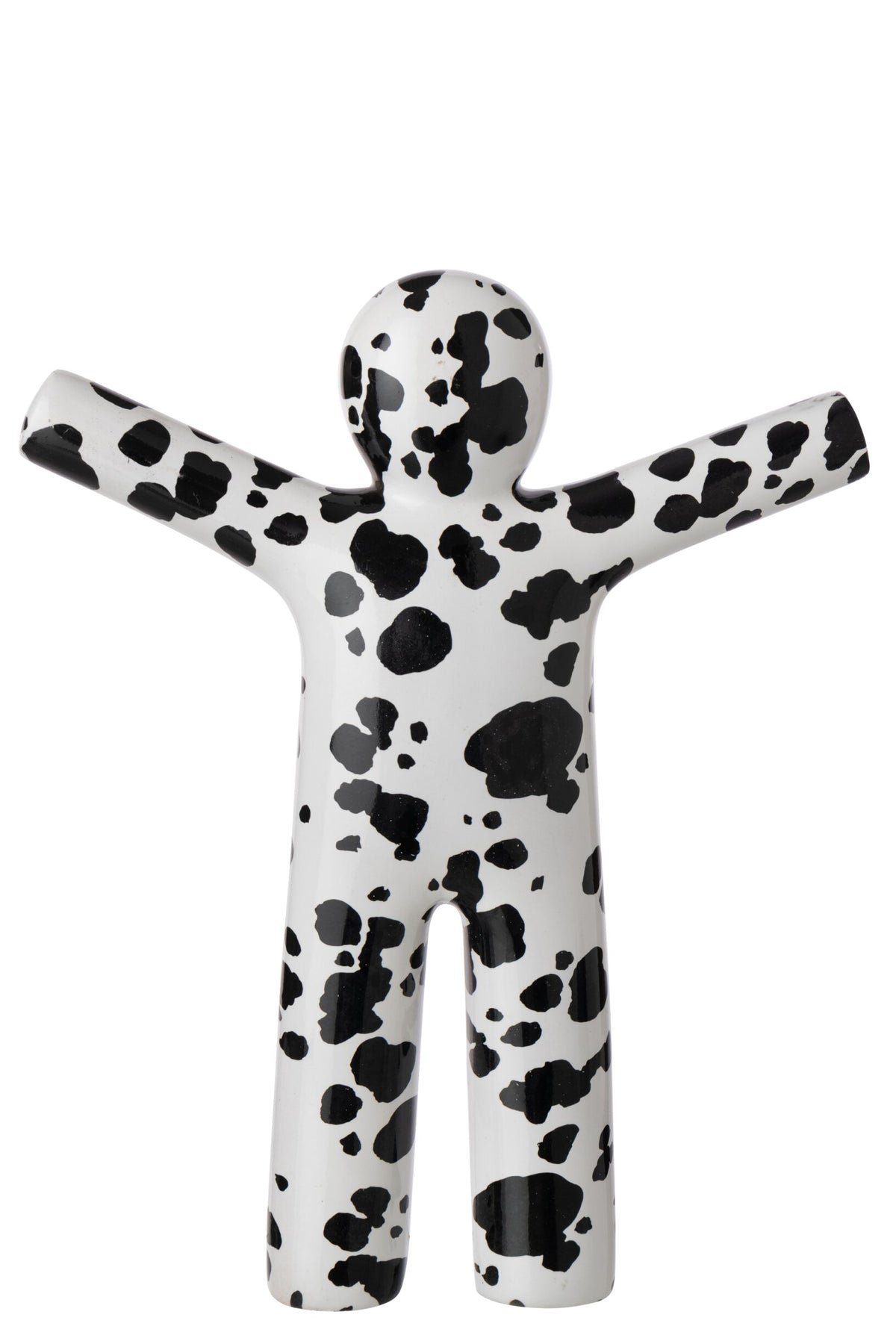 P'tit Maurice Dalmatian Polyresin White/Black Large