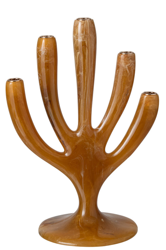 Kaarshouder Boom Hars Caramel