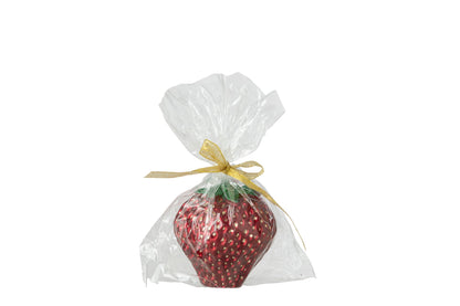 Kaars Aardbei Paraffine Kerstrood Small